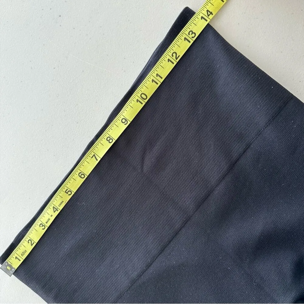 Spanx Black Pullon Stretchy Pants Ankle Zipper Medium - Image 6