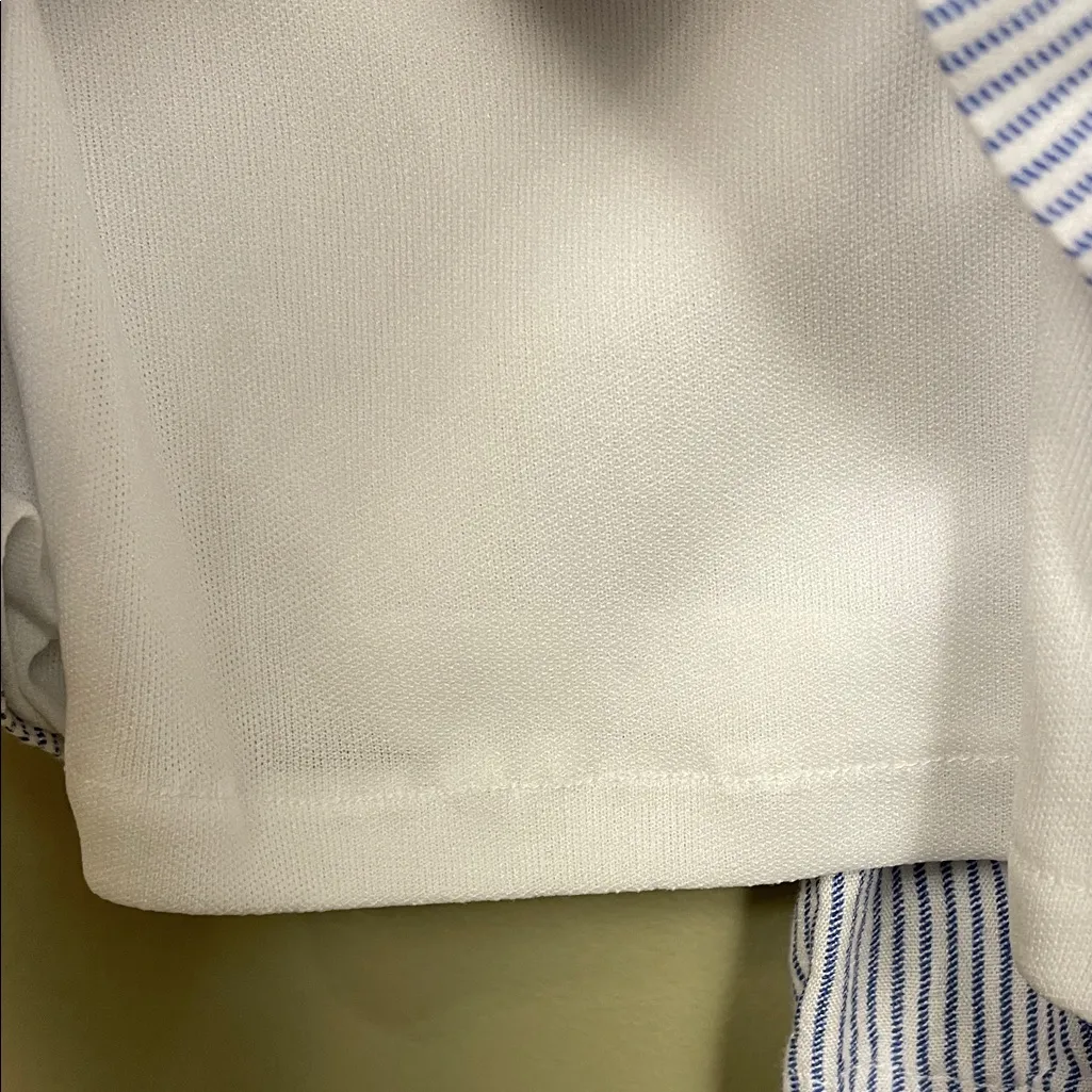 Jessica Simpson Women’s Striped Floral Embroidered Strapless Wide Leg Jumpsuit - Image 8