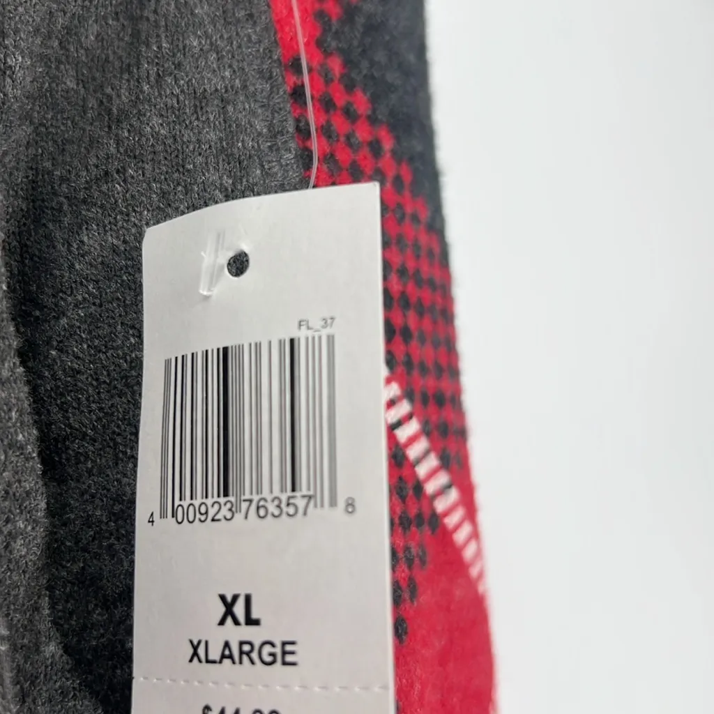 Disney Park Gray Joggers with Red Plaid and Mouse Patch NWT - Image 6