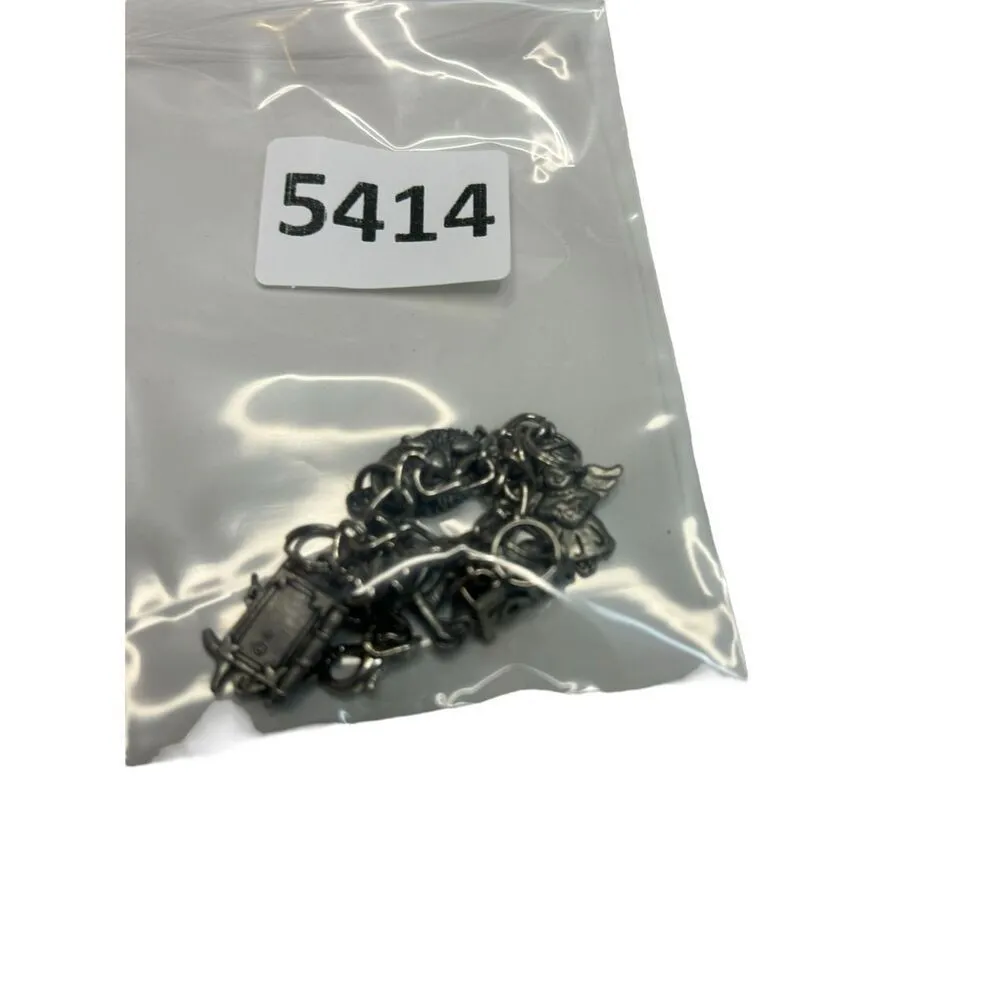 Book of Mormon charm bracelet silver toned - Image 10