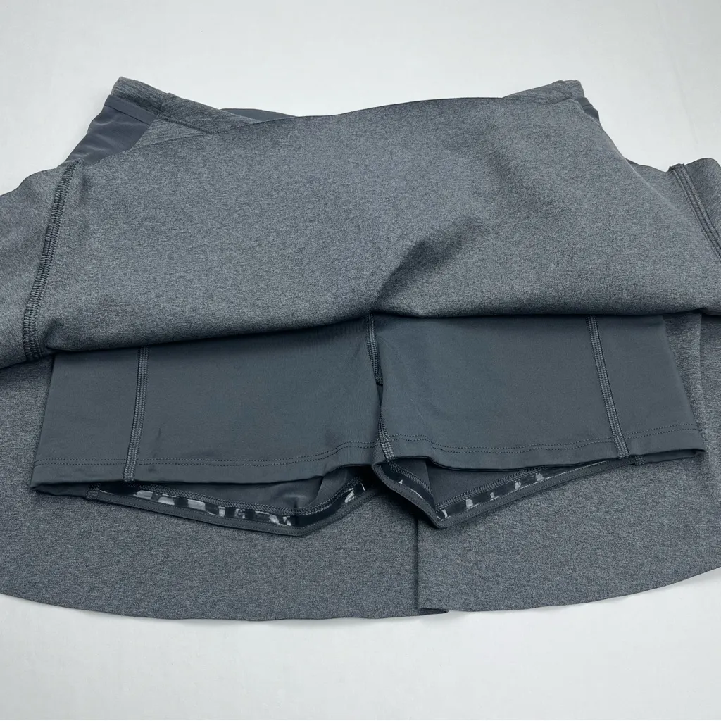 Athleta‎ Womens Match Point Skort Size XS Heathered Gray Stretch Athletic *FLAW - Image 10