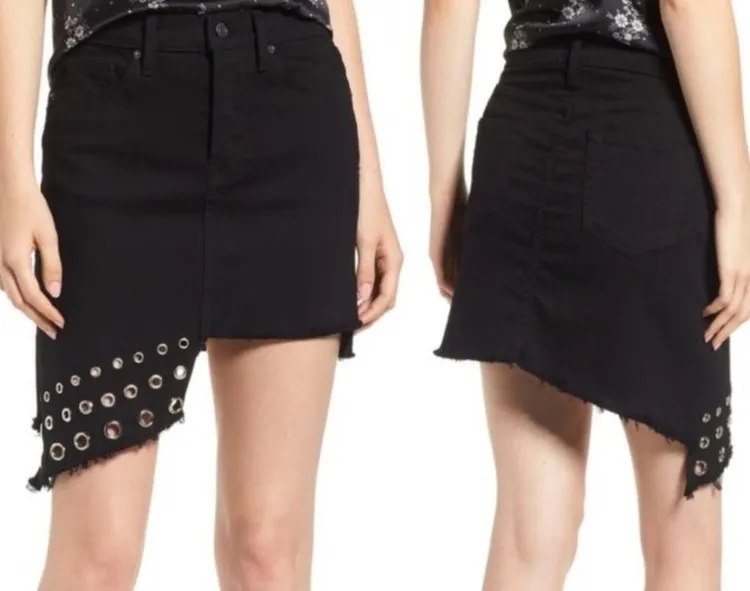 Super Star Assymetrical Mini Skirt - 24 - Image 2