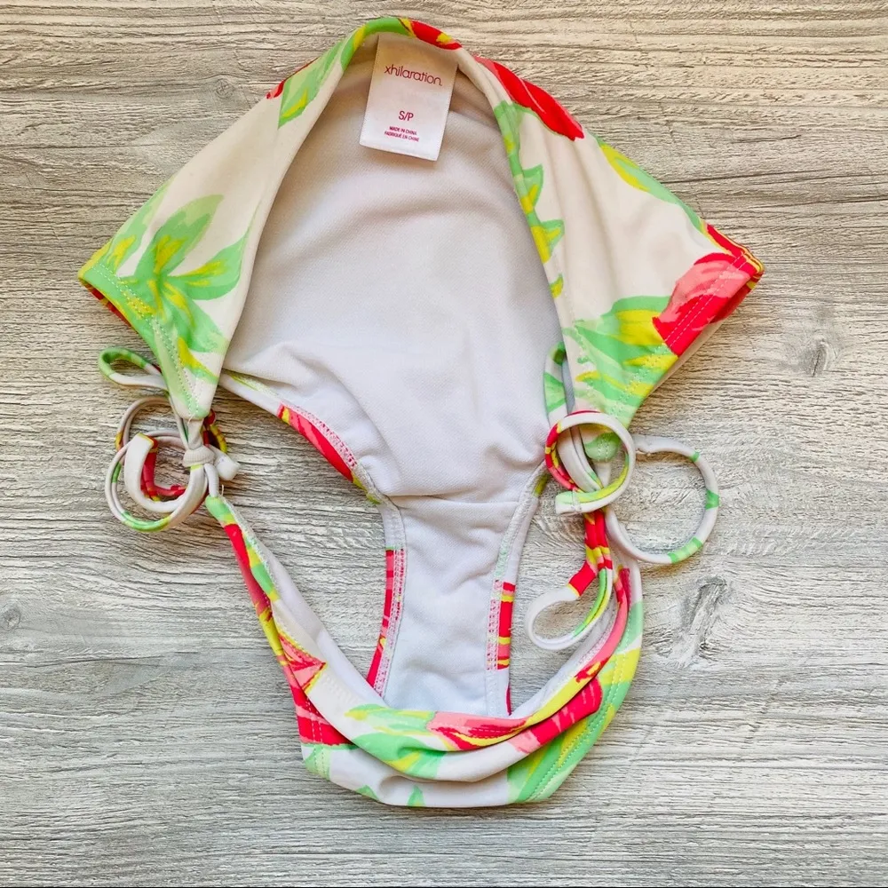 Xhilaration Bikini Swim Bottoms White Small - Image 5