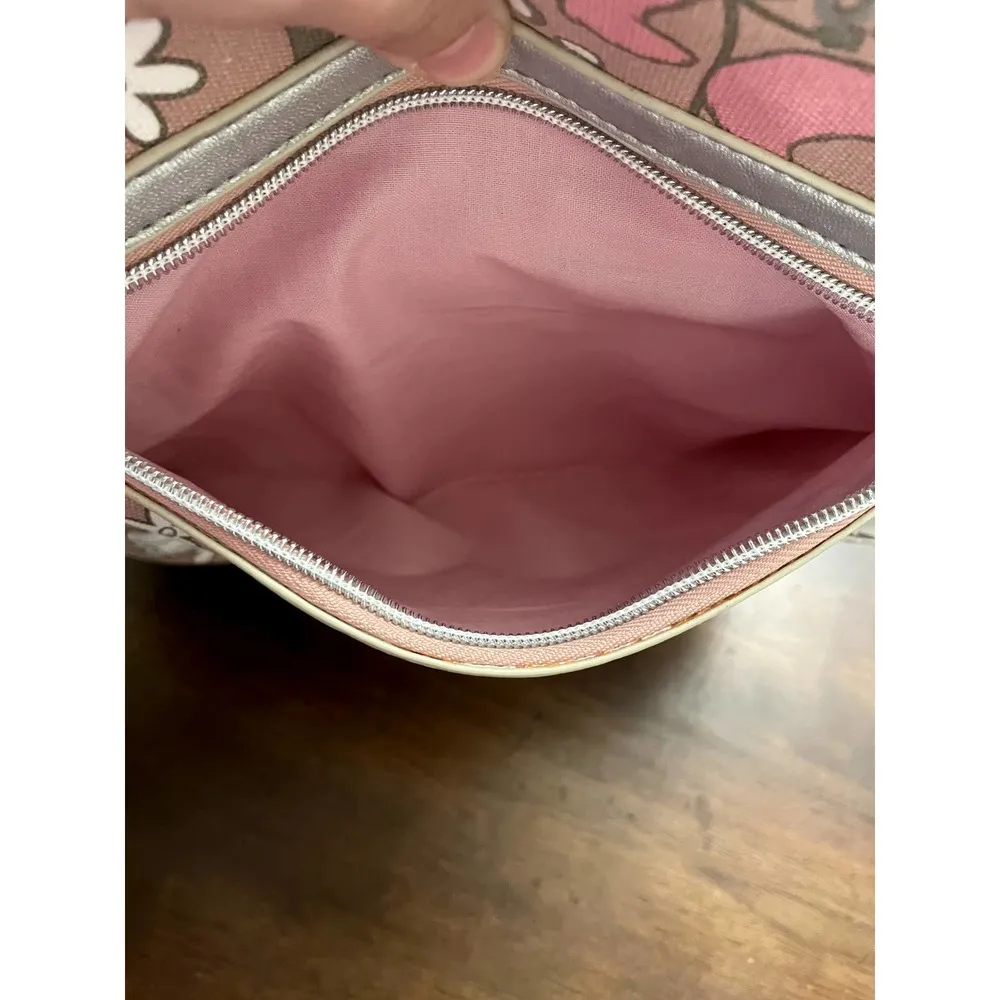 Disney pink Minnie Mouse hobo style bag NWOT with keychain - Image 6