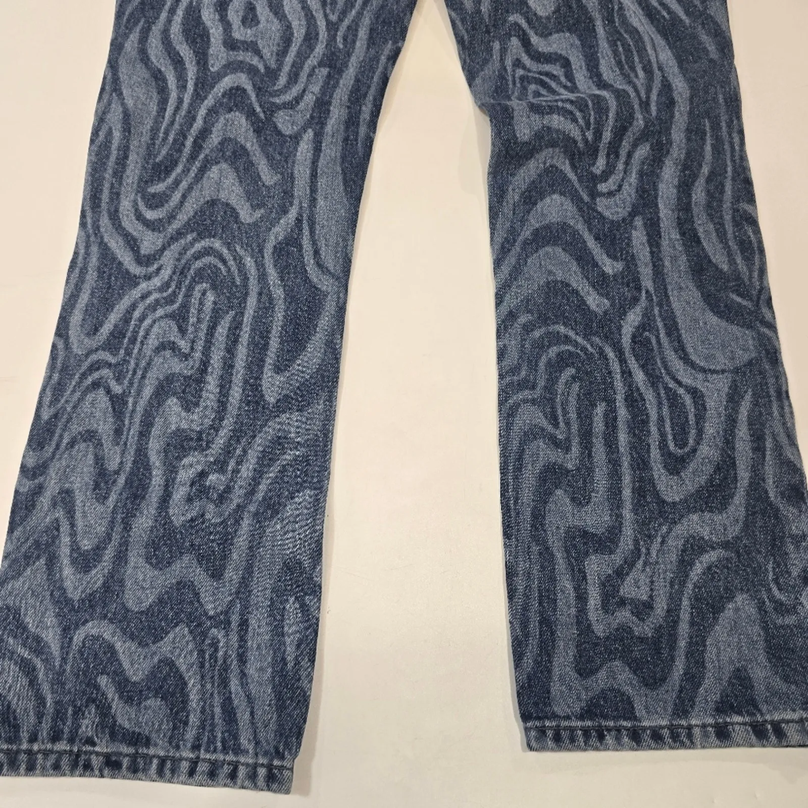 Lovers and Friends Reece High Rise Slim Straight in Blue Canyon Size 26 - Image 11