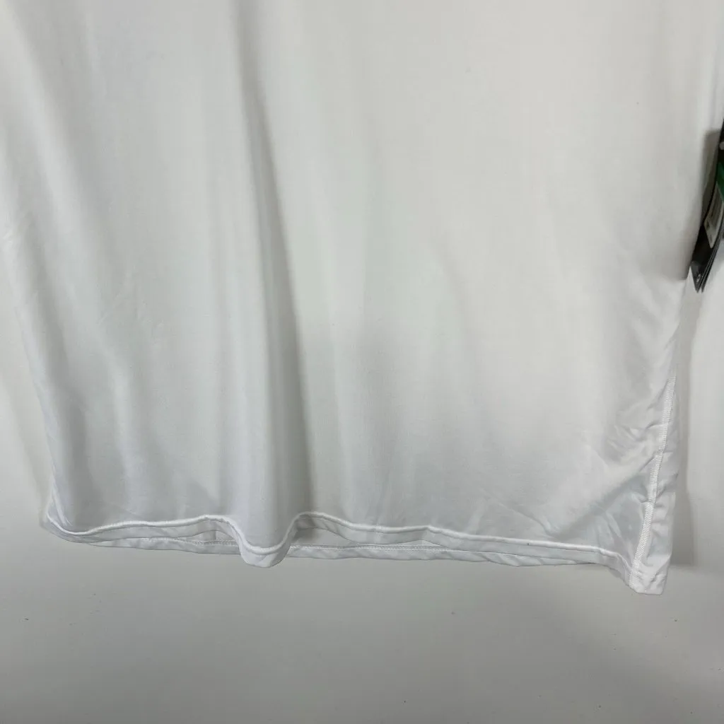 Nike Dri-FIT Women’s XL White V-Neck Short Sleeve Athletic‎ Shirt New With Tags - Image 3