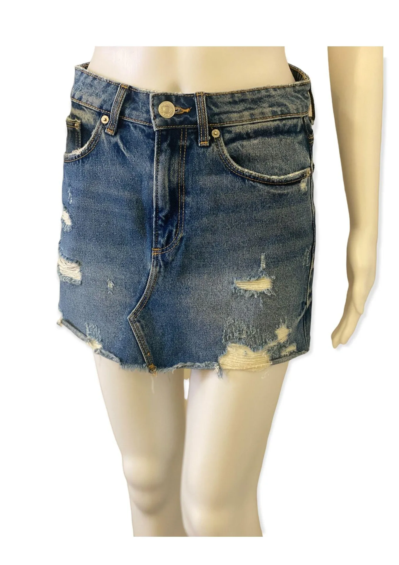 JOIN LIFE  Denim Skirt - Image 3