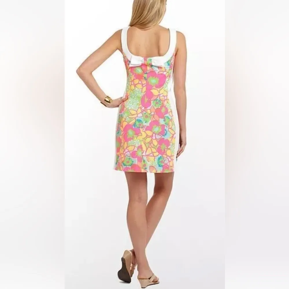 Lilly Pulitzer Darcy Ice Cream Social Floral Sleeveless Shift Dress Size 10 - Image 3