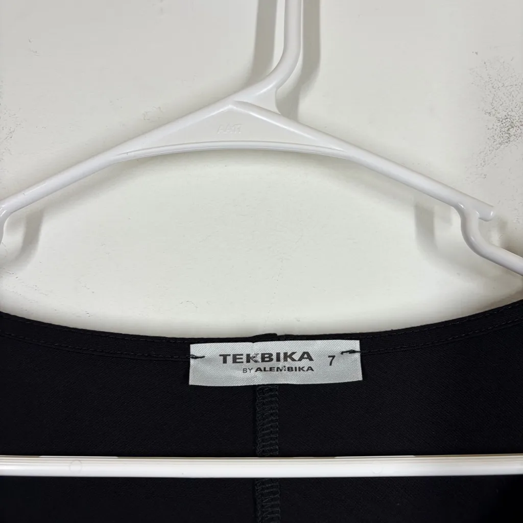 Alembika Tekbika Patch Pocket Dress Size 7 or US 18/20 Black - Image 9