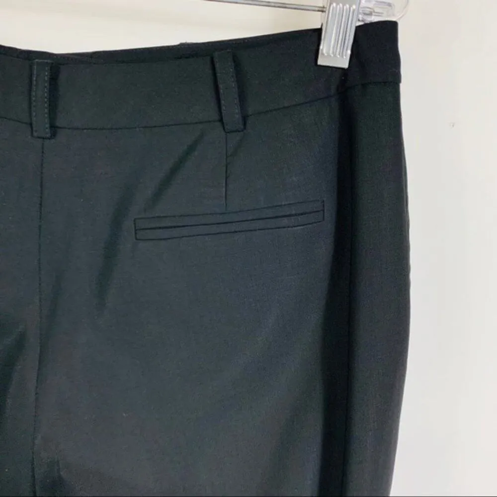 Vtg Casual Corner Wool Blend Dress Trouser Sz 8 Black - Image 7