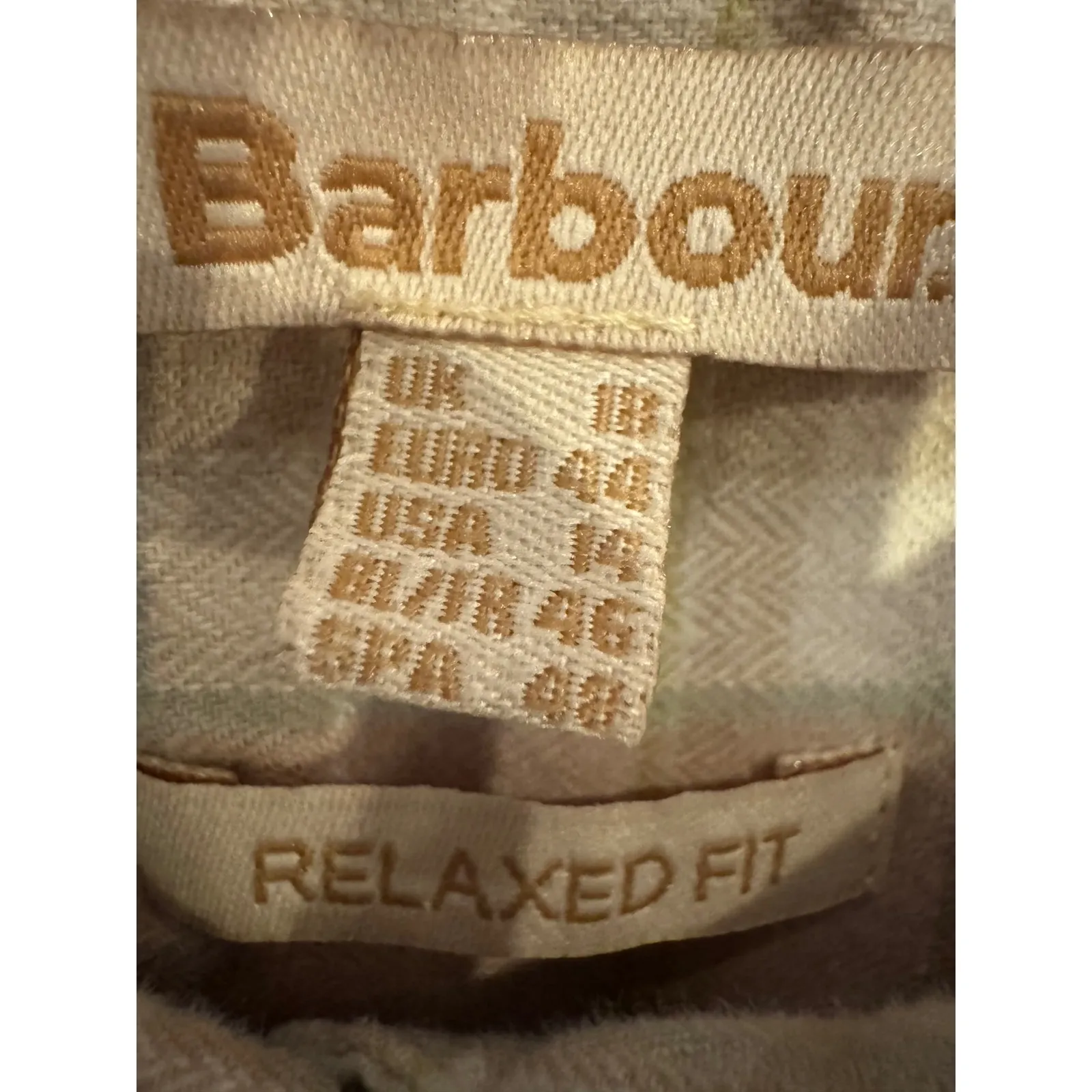 Barbour Shirt Women 14 Pink Plaid Check Flannel Relaxed Fit Newbury Button Down - Image 13