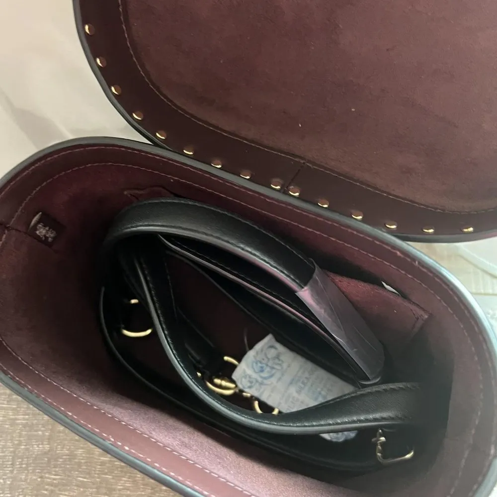 Coach Georgie Gem Crossbody In Colorblock Signature Canvas With Rivets c7231 - Image 7