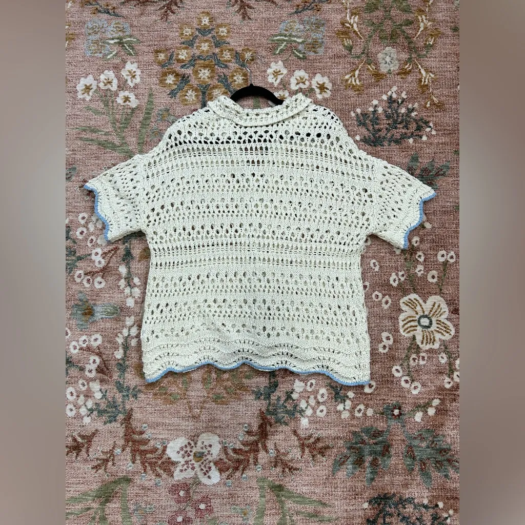 Free people crochet sweater - Image 2