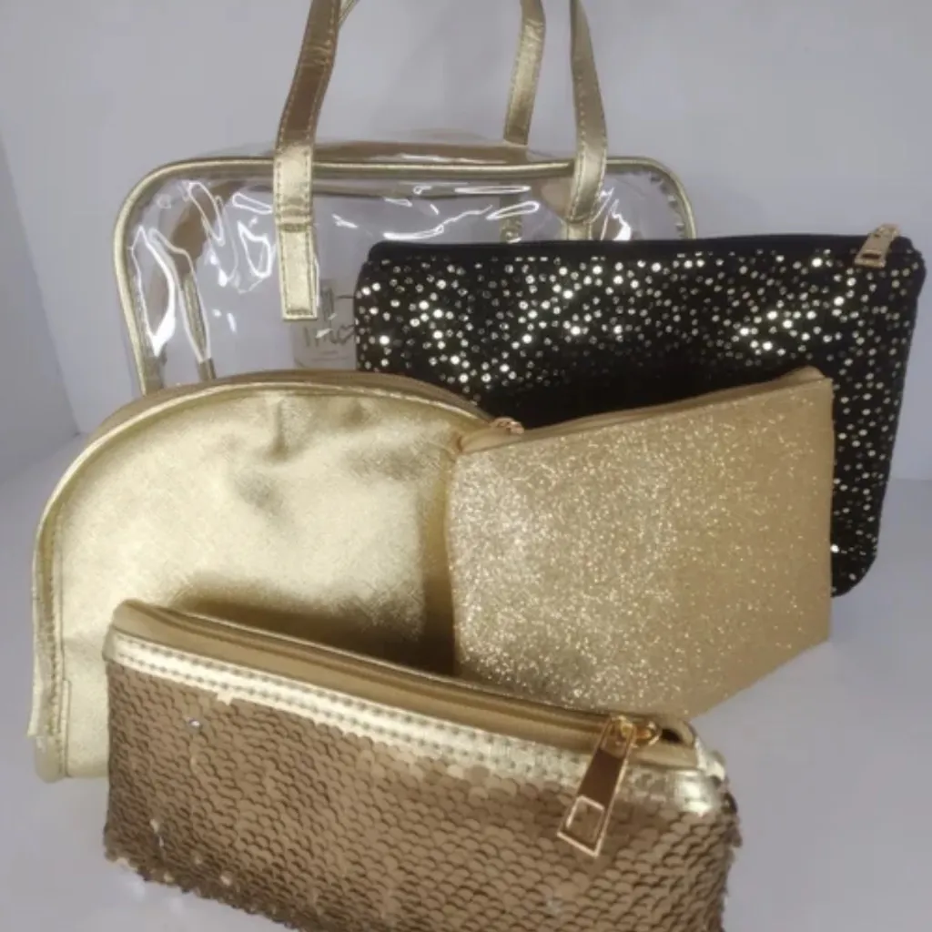 Imoshion 5 piece Travel Pouch Set various sizes NWT - Image 2