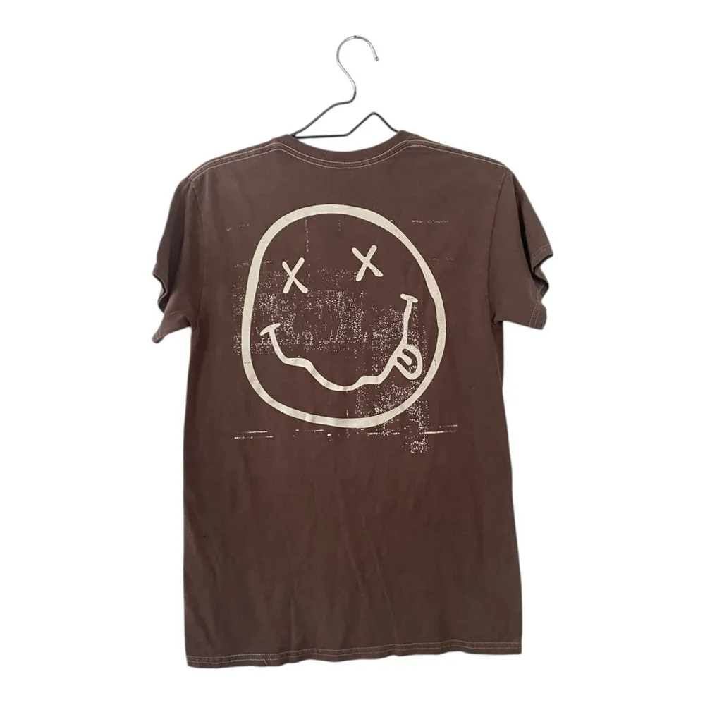 Nirvana Moss Brown Graphic T Shirt 100% Cotton Unisex Short Sleeves Size Large - Image 2