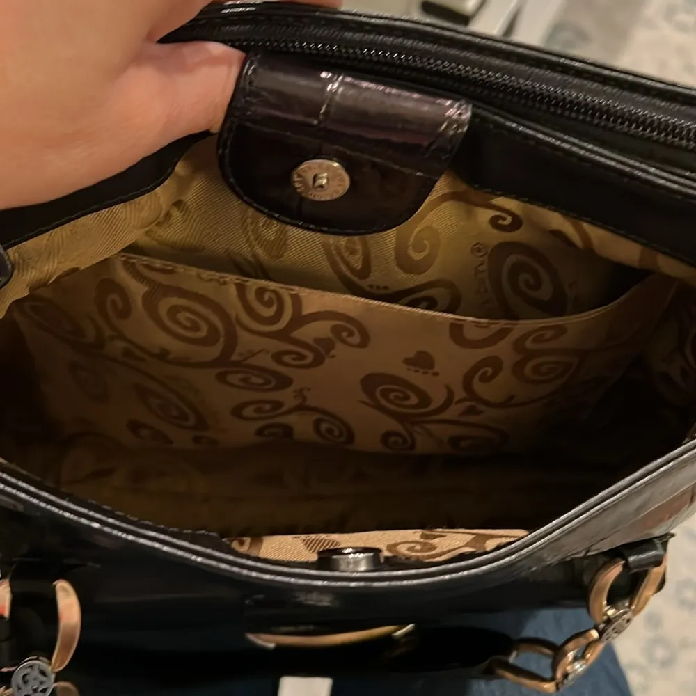 Brighton, multi compartment, leather, two tone purse - Image 9