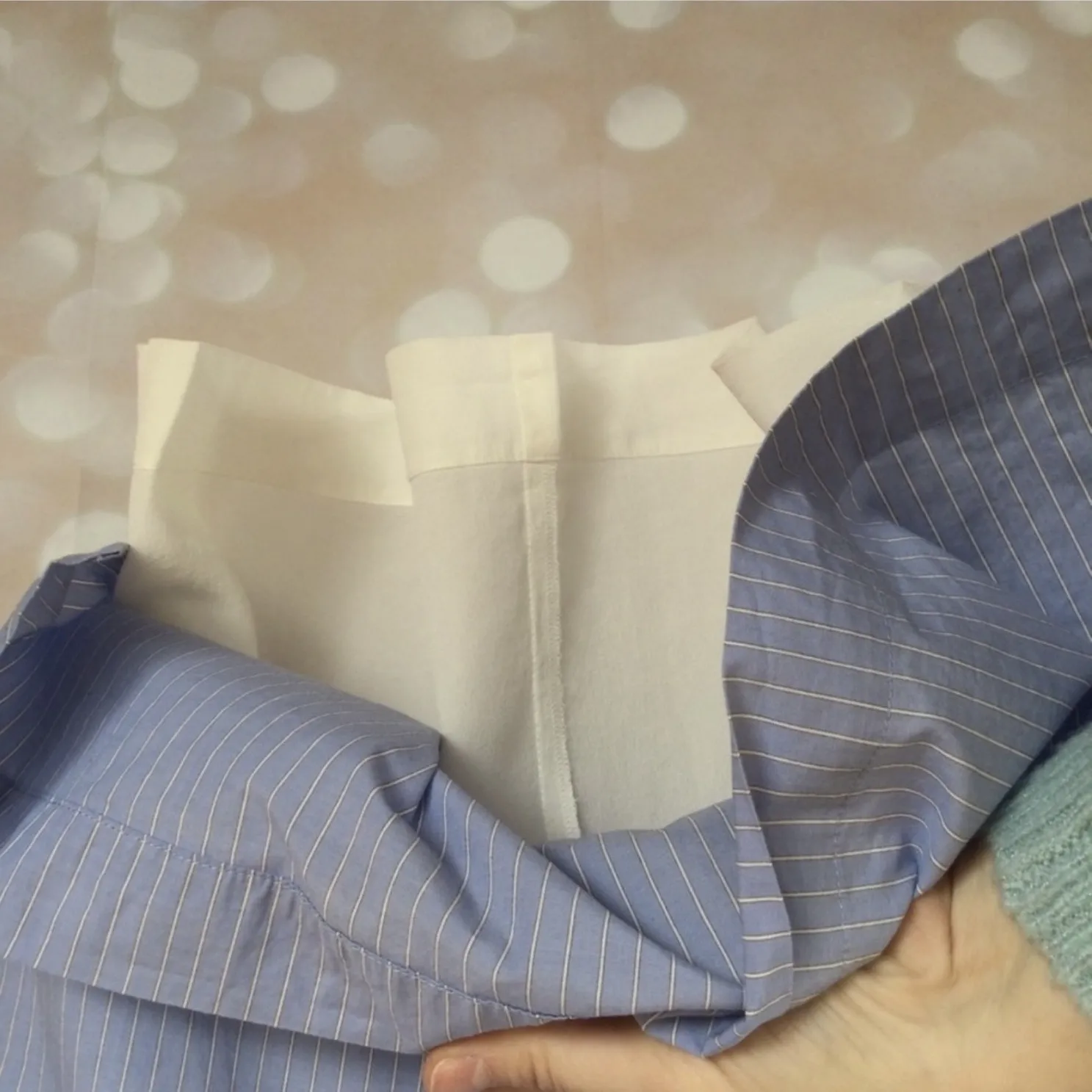 Madewell Blue and White Stripped Shirt - Image 5