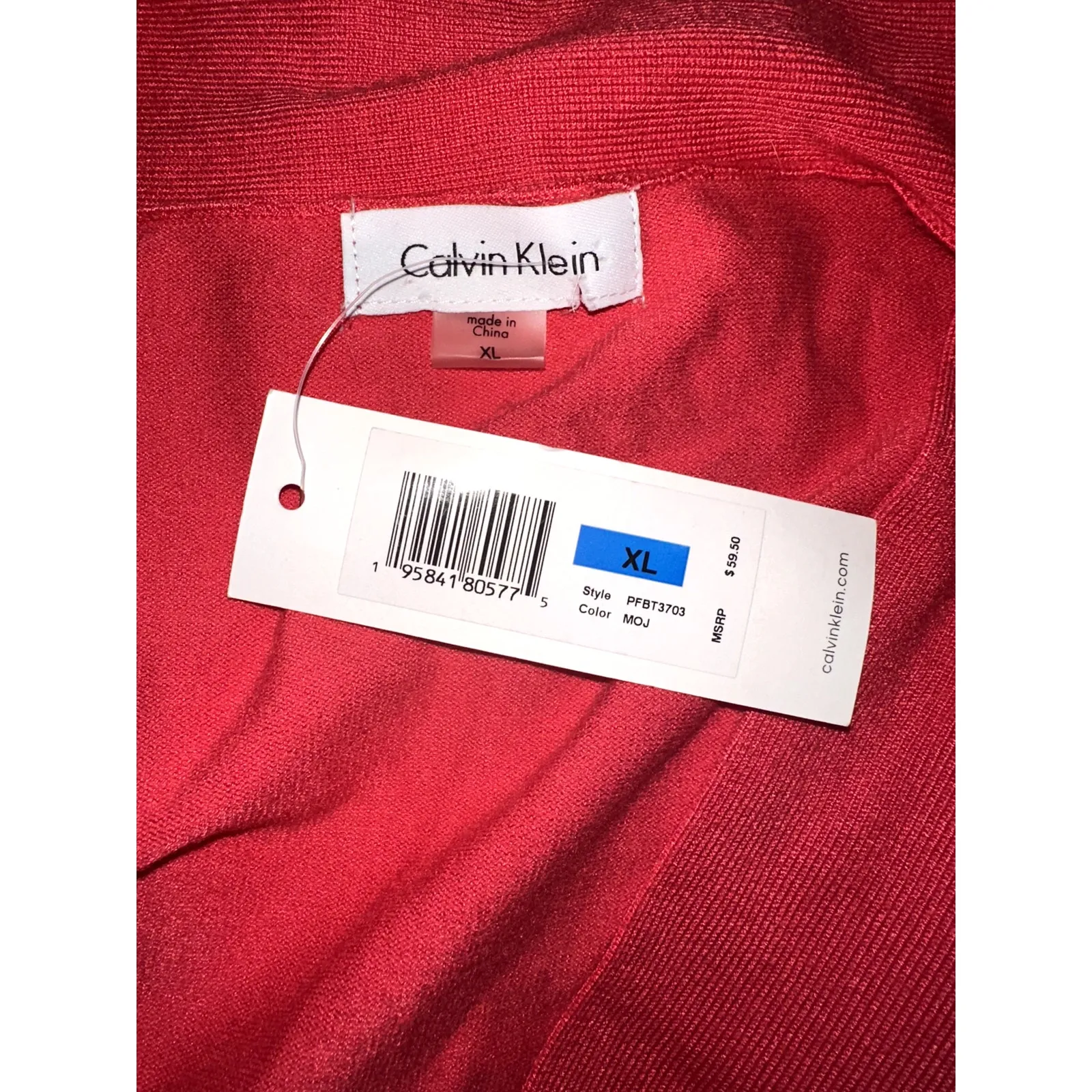 Calvin Klein Performance Pink Cardigan XL - Image 4