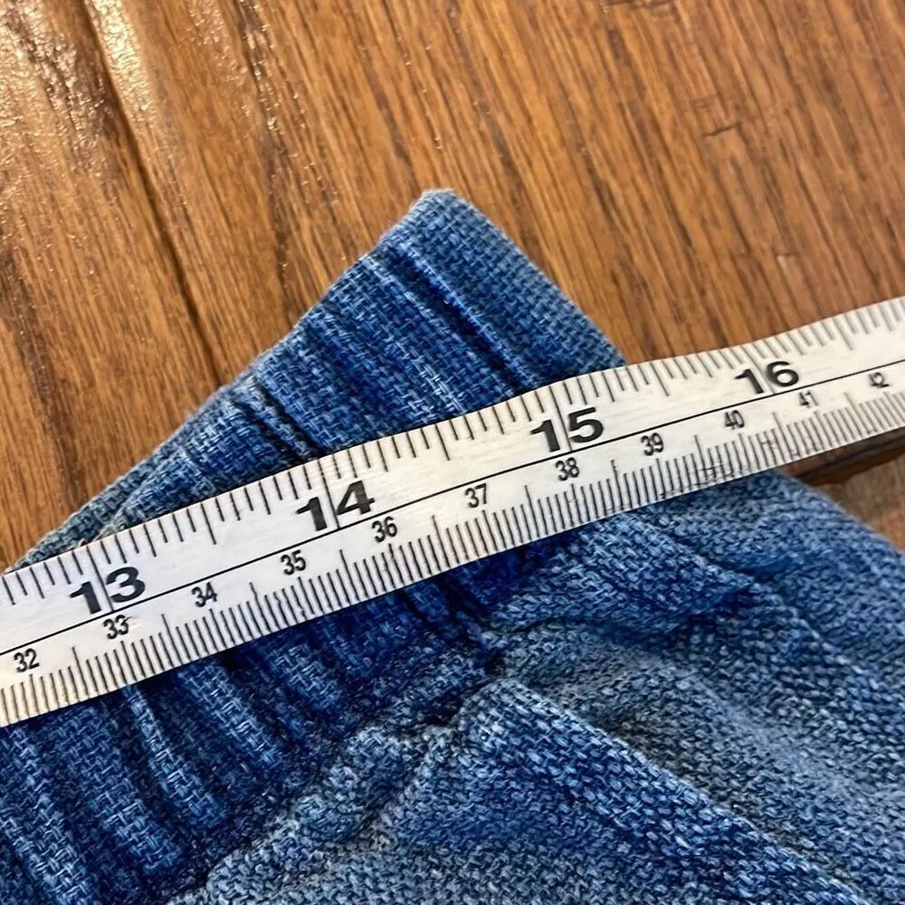 J. Jill Pure Jill indigo pull on shorts size M - Image 3