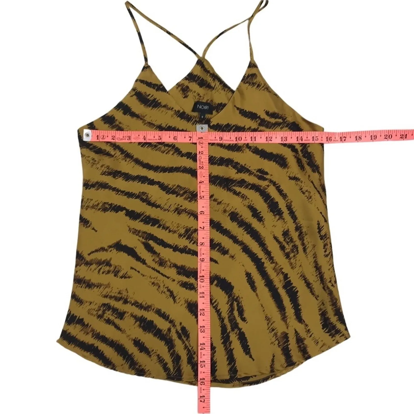 NOIRI Silk Pajamas Set Women S Tigers Eye Feminine Sexy Boho Retro Chick NWOT Gold - Image 9