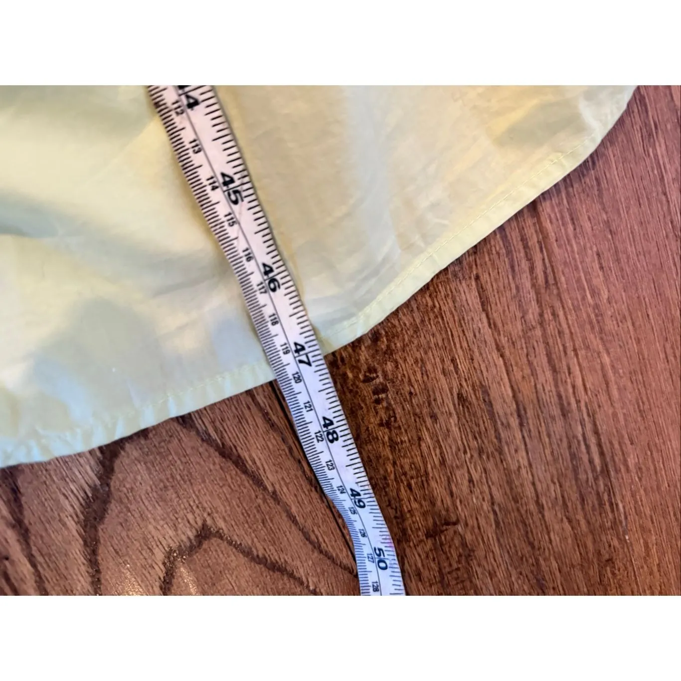 American Eagle NWT poplin cotton green ruched smocked midi dress xs - Image 10