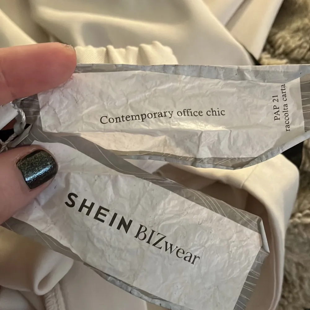 🧜‍♀️ NWT Shein BIZwear Wide Leg Tuxedo Pants, Large - Image 6