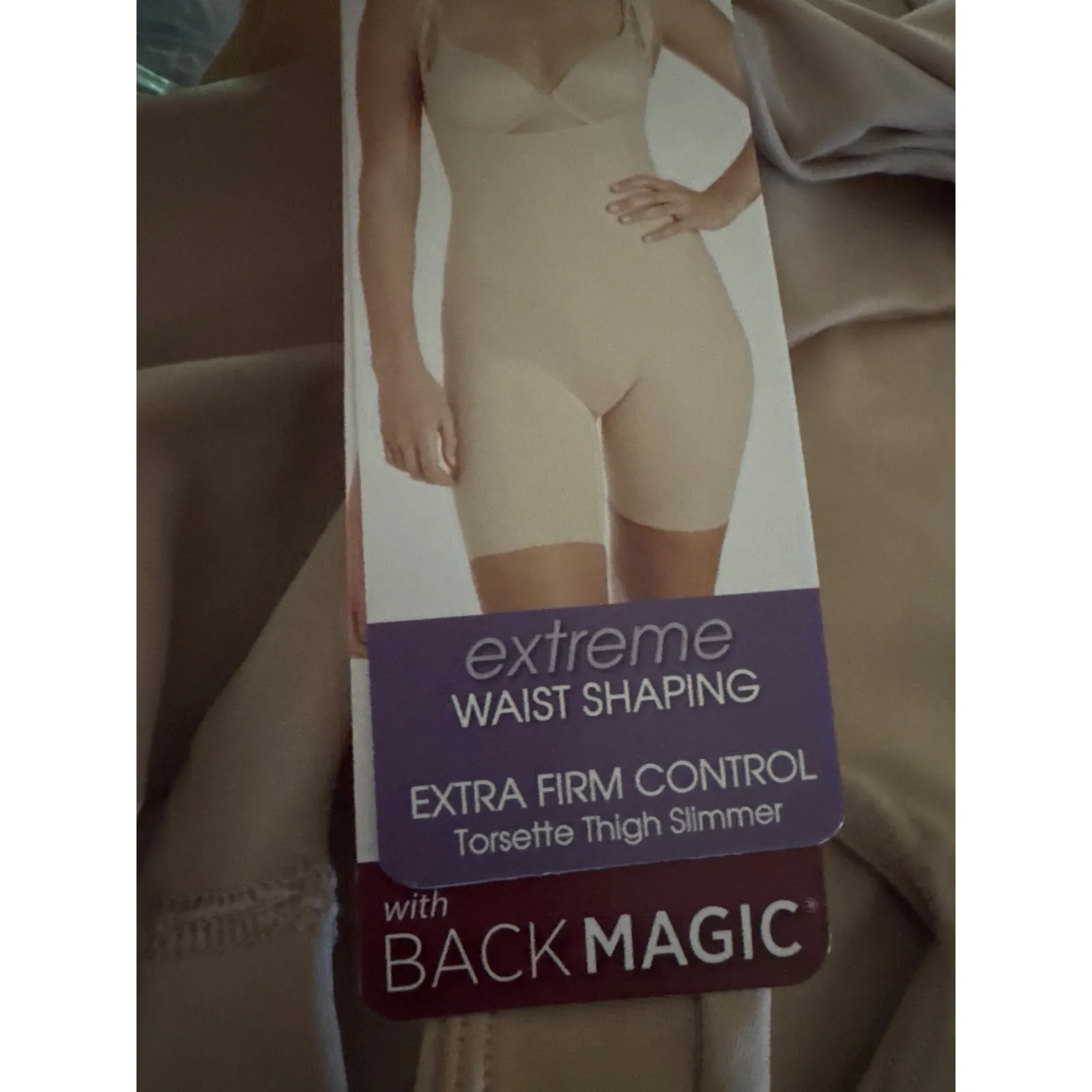 Brand New TC Women's Size XL Warm Beige Extra Firm Control Shapewear Tights - Image 5