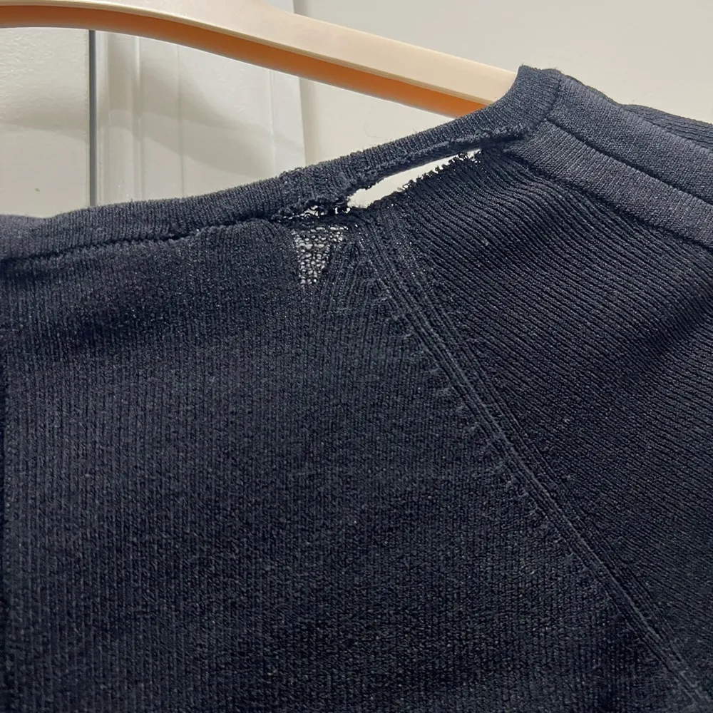 Milly Black Shirred V-Neck Dress Size Large $460 - Image 9