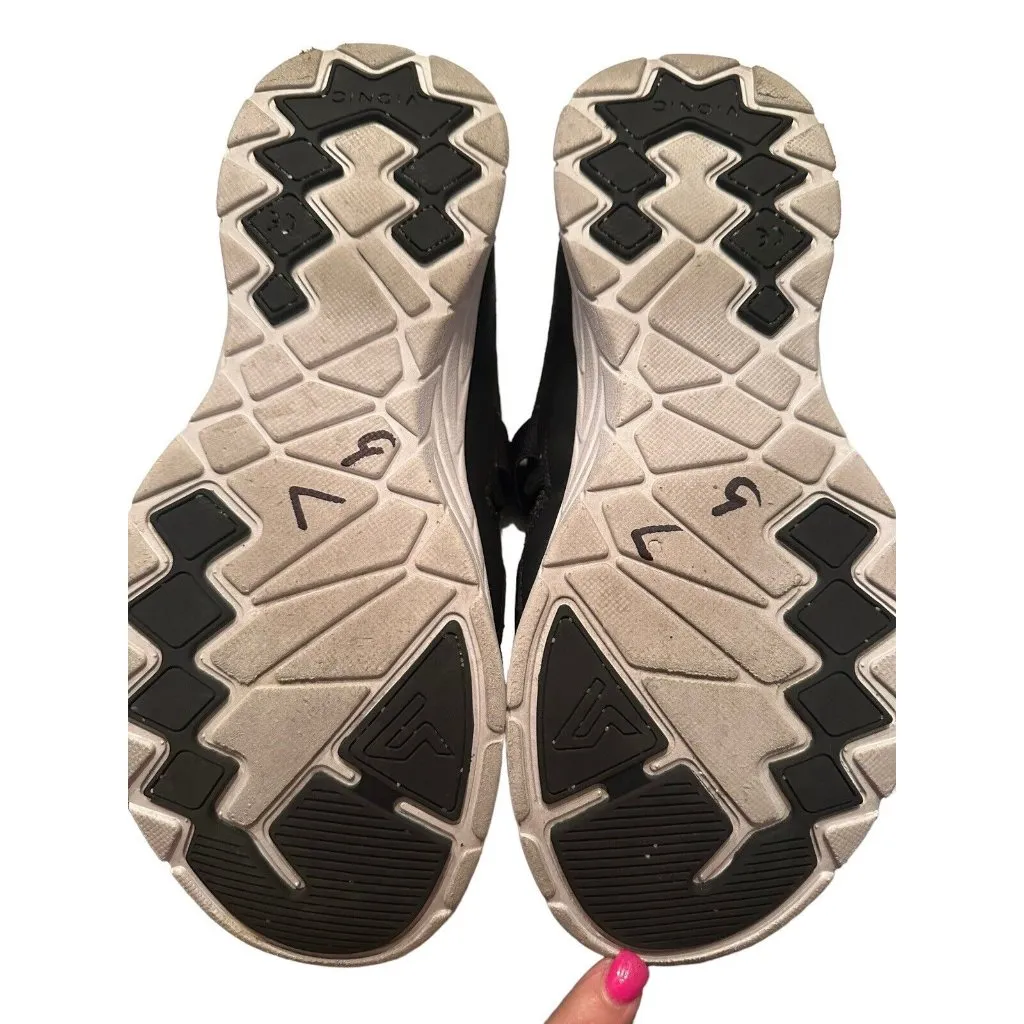 Vionic  Womens Size 7.5 Aimmy Shoes Hook Loop Sneakers Walking Gray‎ & Black #S18 - Image 5