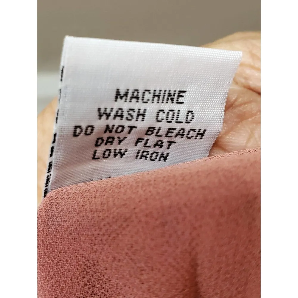 Haute Monde Womens Pink Floral Cotton Boat Neck Short Sleeve Knee Length Dress S - Image 10