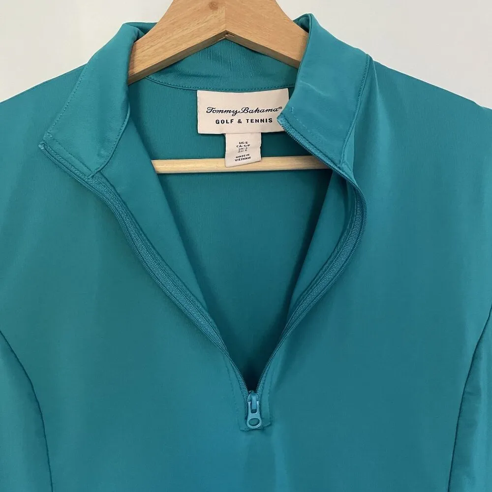Tommy Bahama Golf & Tennis Womens Long Sleeve Quarter-Zip Top size small - Image 5