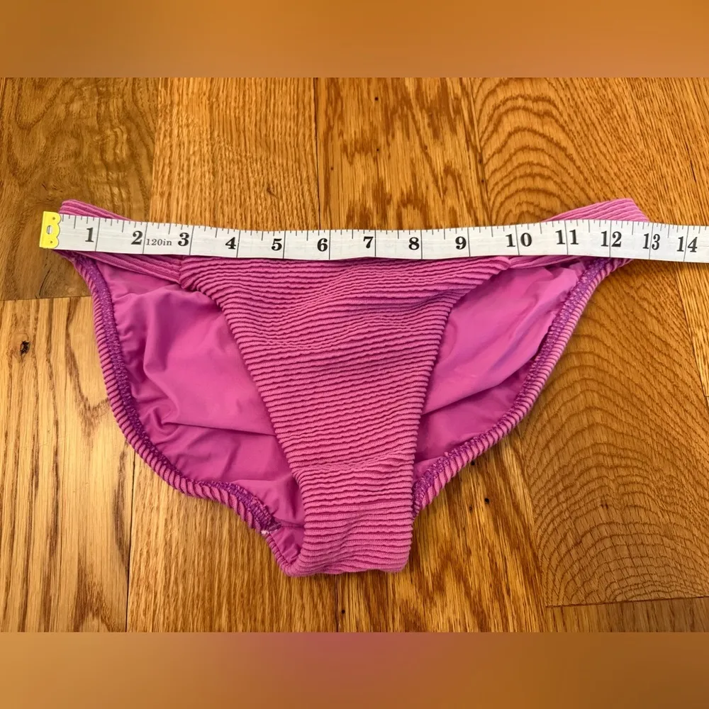 ViX by Paula Hermanny Kayla Fany Low-Rise Full Bikini Bottom size Small - Image 9