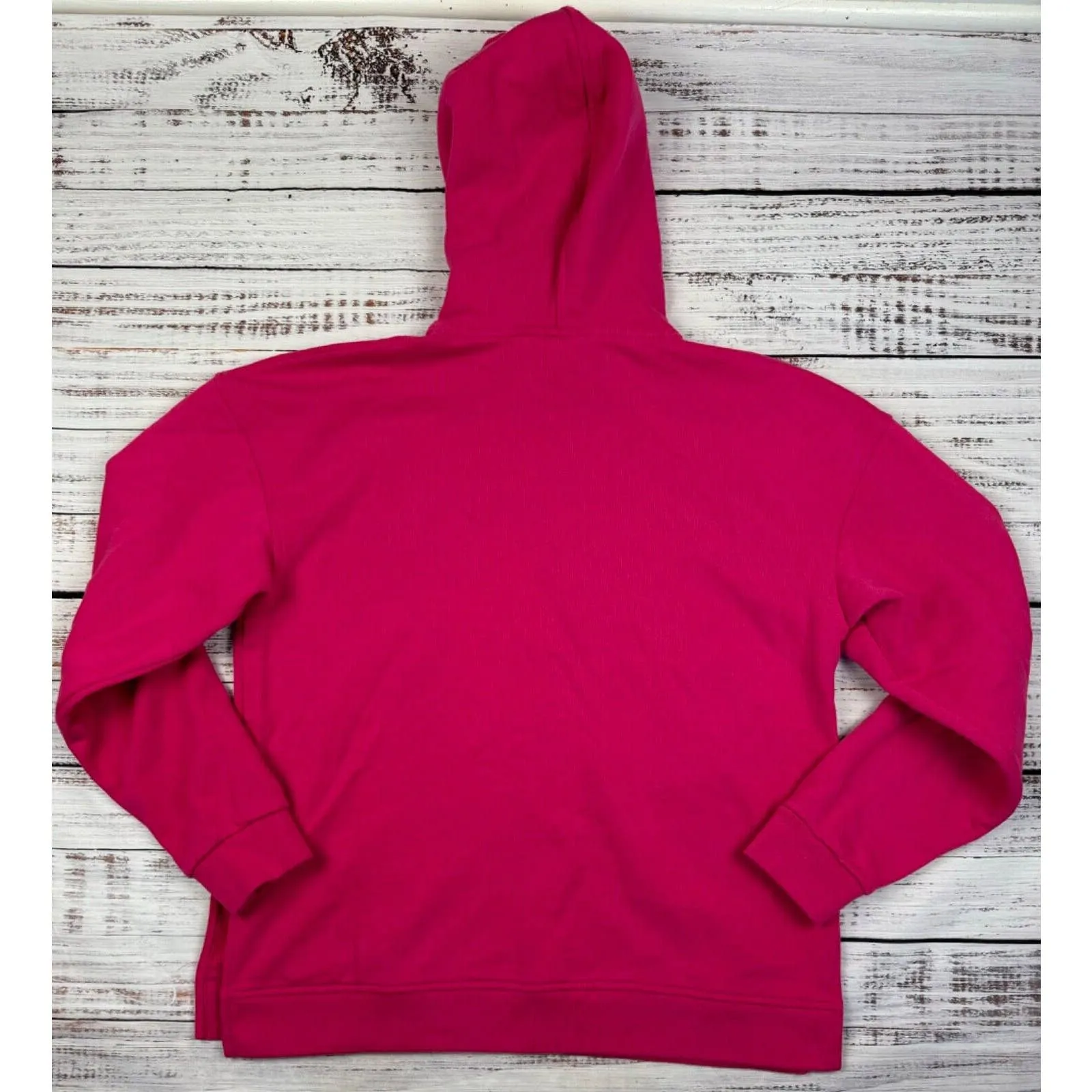 Ganni Hoodie Sweatshirt Womens 2XS/XS Pink Pullover Fleece Long Sleeve‎ - Image 4