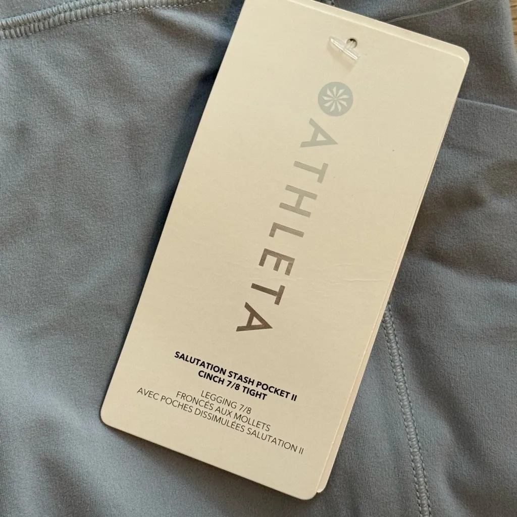 NWT Athleta Salutation Stash Pocket II Cinch 7/8 Tight - Image 4