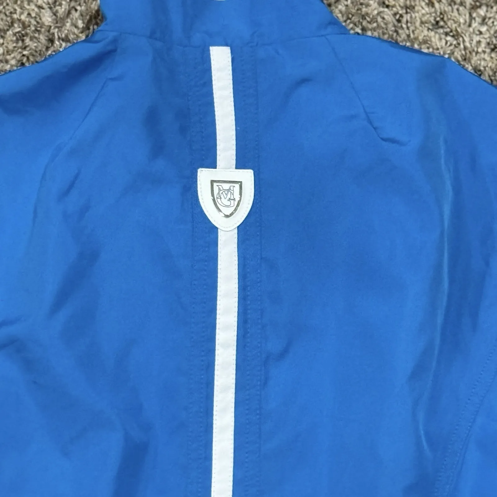 Masters Golf Fashion Alaska Vest Womens 14 Orange Full Zip Fleece Windstopper Blue - Image 7