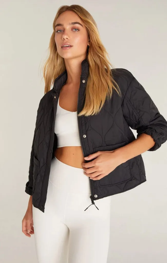 Z Supply  On The Move Quilted Jacket - Image 2