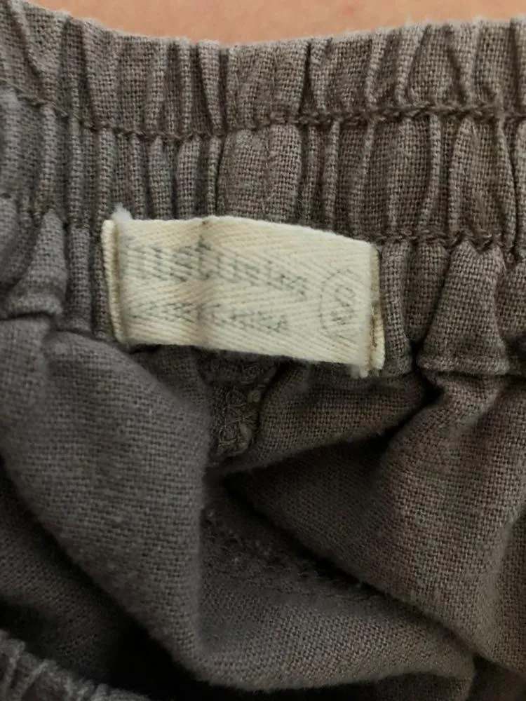 cotton cargo pants joggers Tan - Image 4