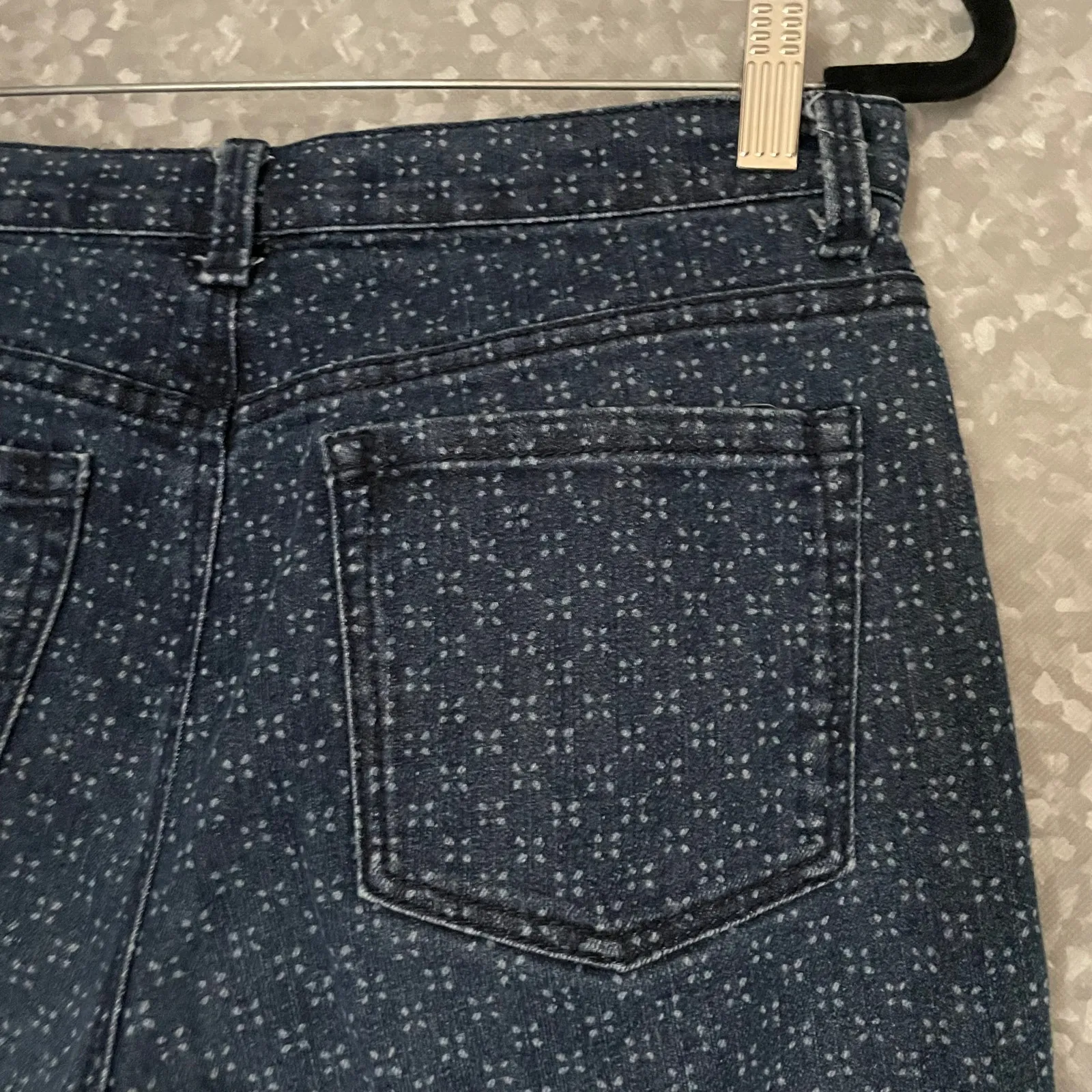 Gloria Vanderbilt Calico Floral Amanda Mid Rise Jeans - Size 8 Short - Cottage - Image 7