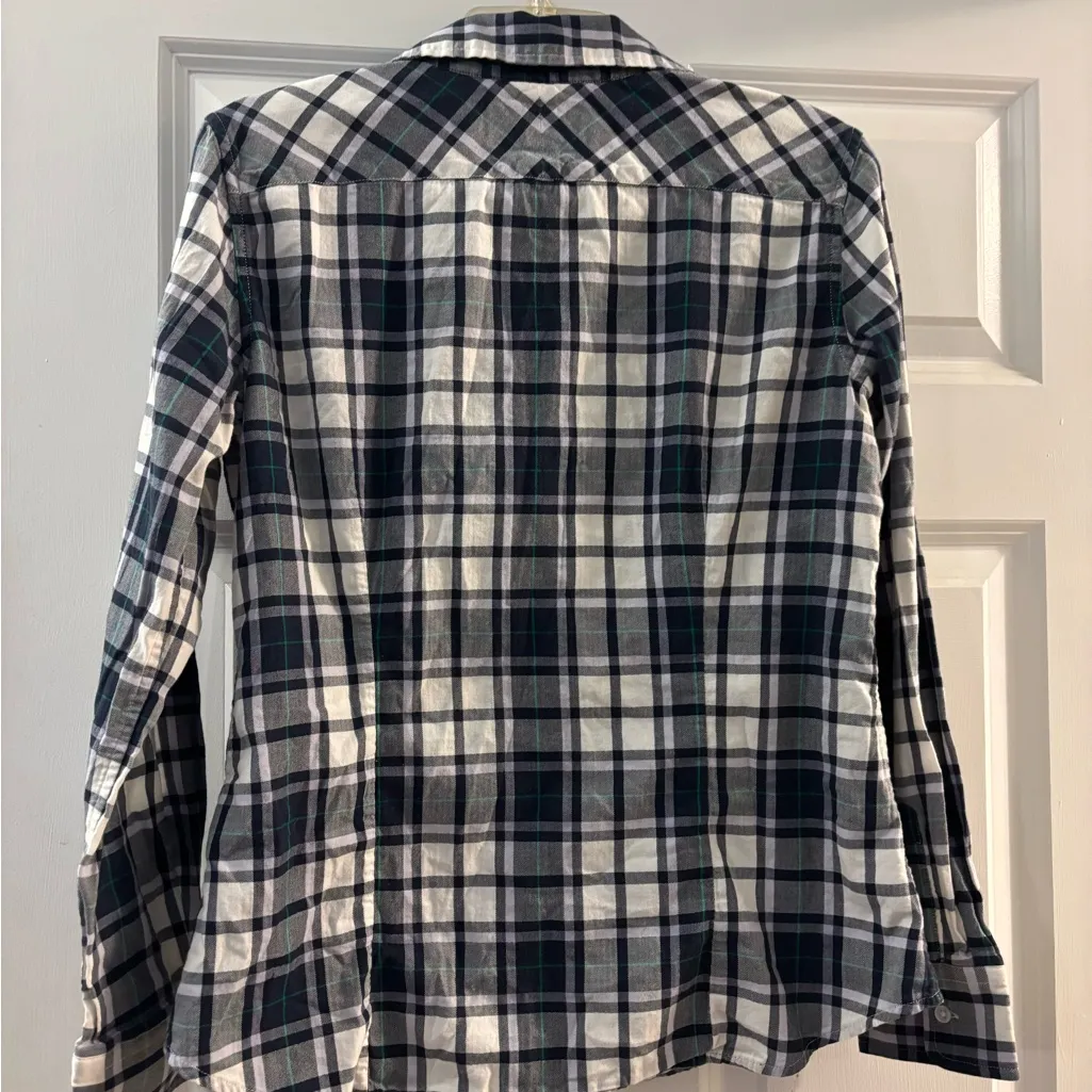 Banana Republic Soft-Wash Plaid Shirt - Image 3