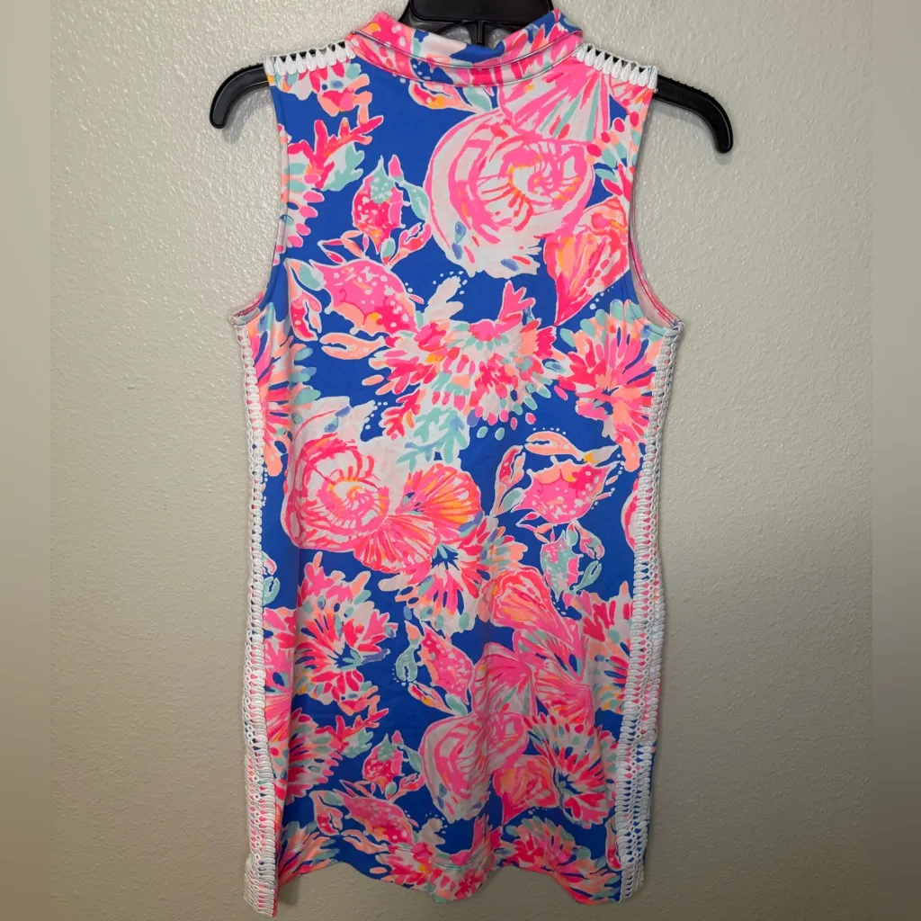 Lilly Pulitzer Skipper Sleeveless Dress in Bennet Blue Bay Dreamin' size S - Image 7