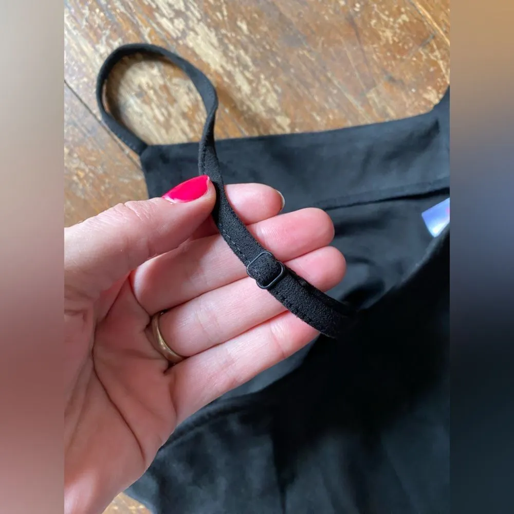 NoBo Black Suedelike Spaghetti Strap Dress Size XXXL NWT - Image 8