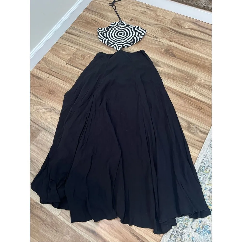 Mara Hoffman Swim NWT Starbasket black maxi dress, size XS - Image 3