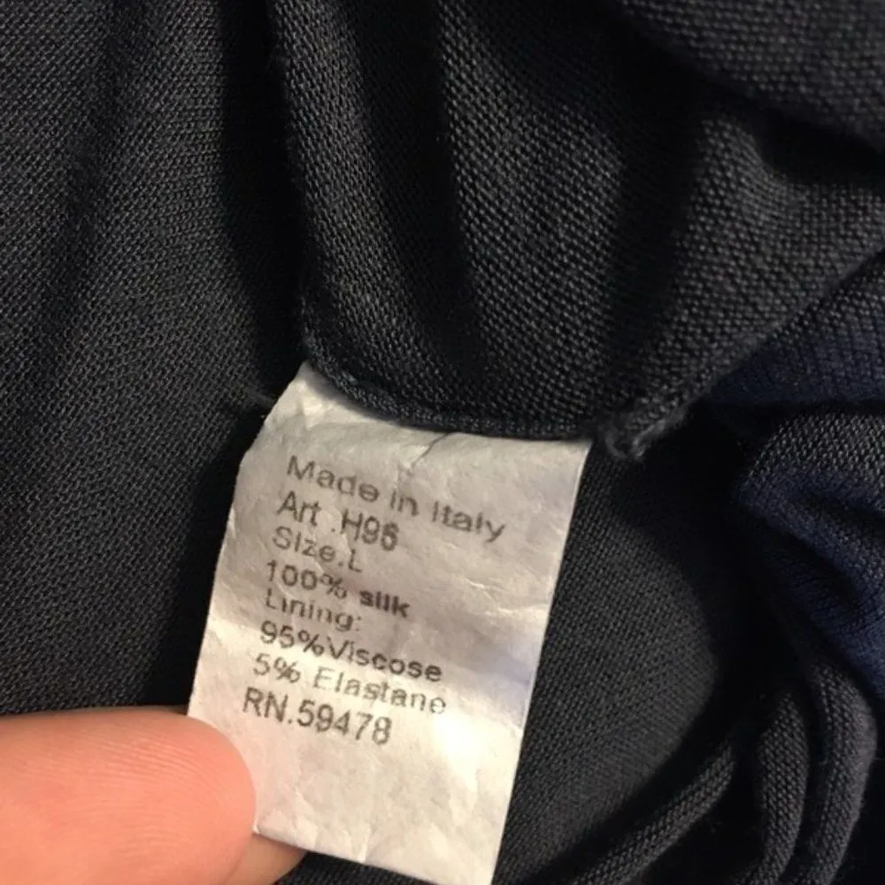 Luisa Ricci large navy silk top Blue - Image 3