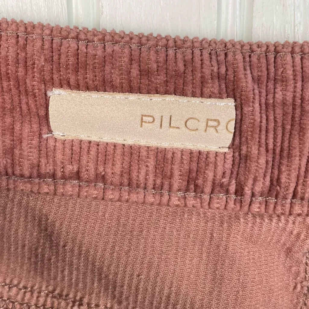 Pilcro The Yaya Mid-Rise Corduroy Crop Flare Pant Size 26 Bohemian Anthropologie - Image 6