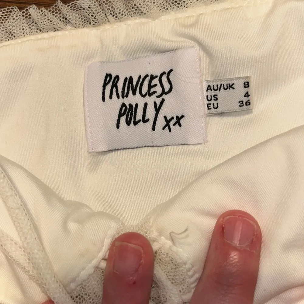 Women’s Princess Polly elysia white polka dot preppy bodysuit girly bachlorette - Image 5