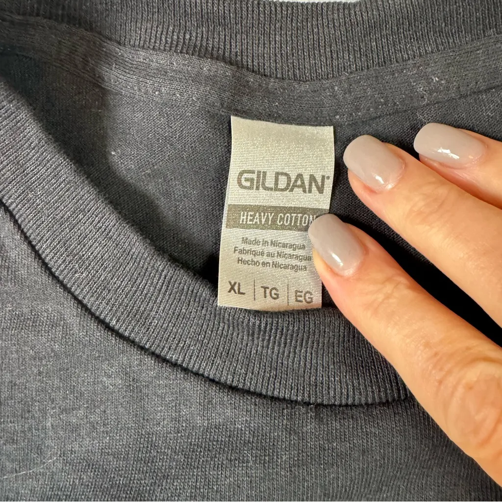 Gildan Anime Graphic T-Shirt Black XL Unisex - Image 3