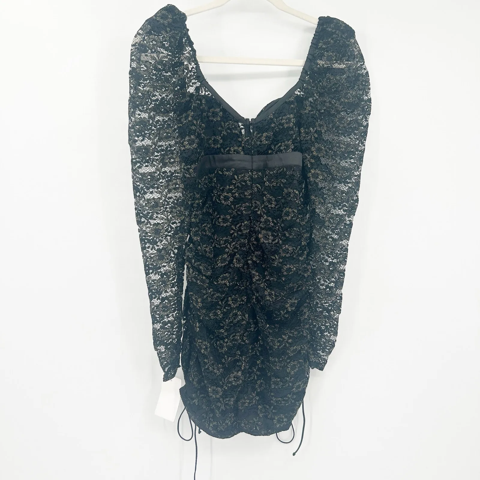 NWT For Love & Lemons Whimsigoth Party Joanna Floral Lace‎ Corset Mini Dress S - Image 9
