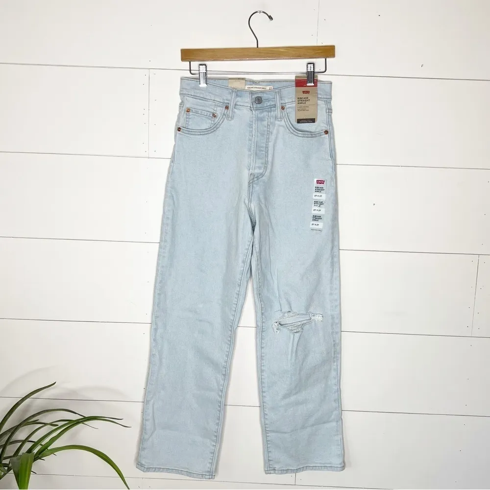 Levi's Women's Ribcage Straight Ankle Jeans - Samba Done - Image 3