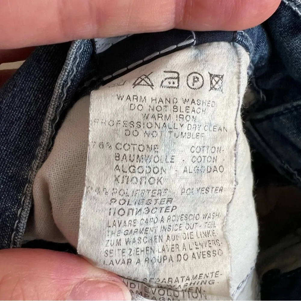 Trussardi jeans denim shorts size 25 blue DR - Image 5