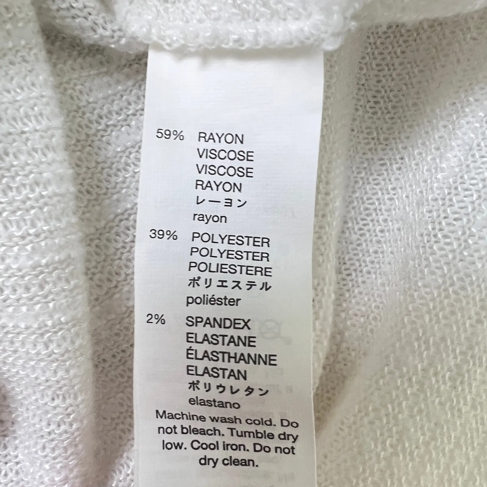 Gap Women's White Lightweight Pullover Sweater Size M - Image 9
